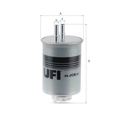 filtru combustibil UFI 24.JCB.02