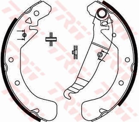Set saboti frana TRW GS8637