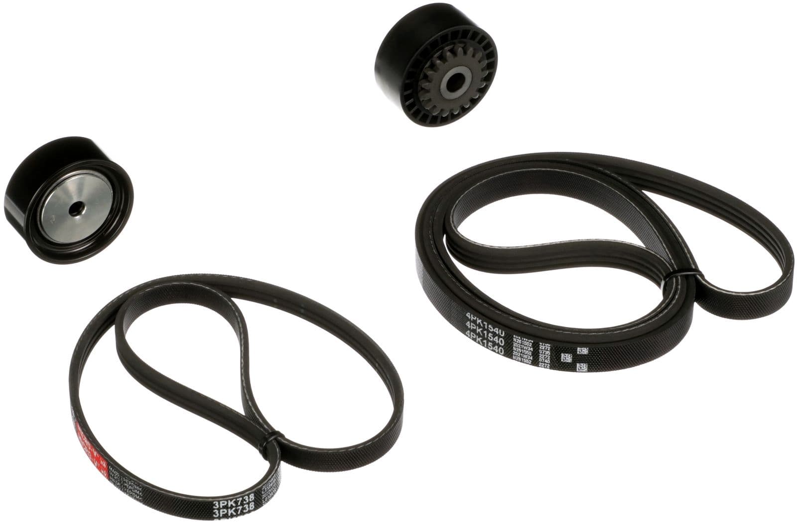 Set curea transmisie cu caneluri GATES K063PK738