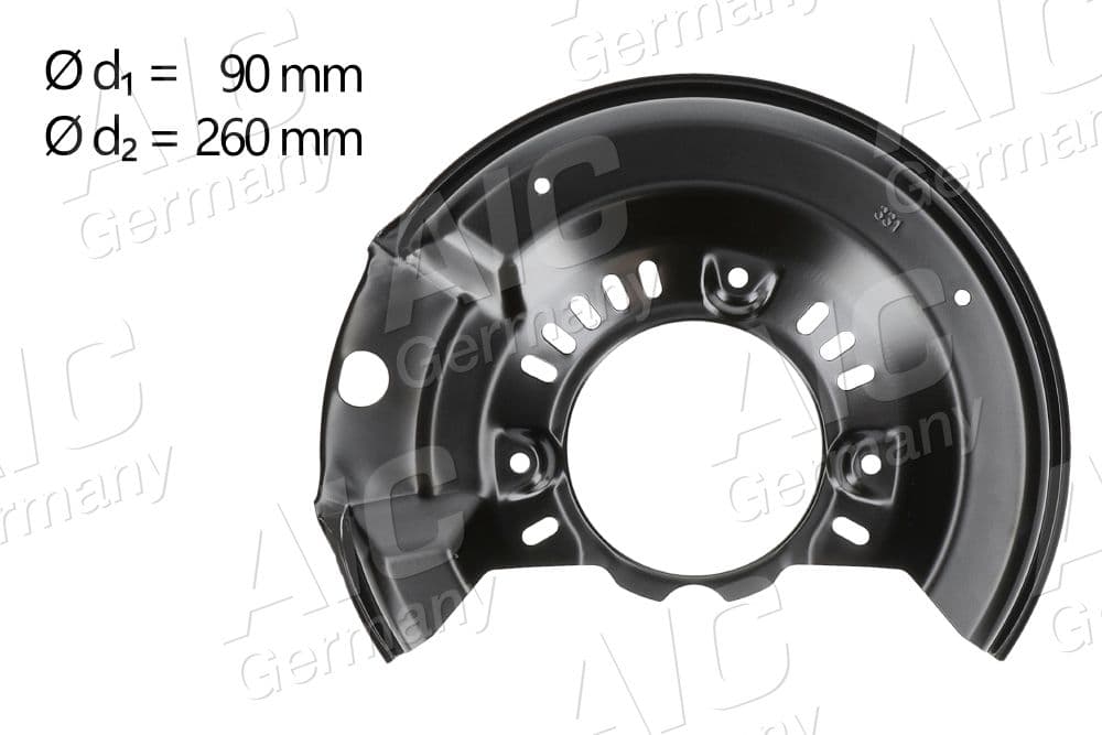 protectie stropire,disc frana AIC 58105