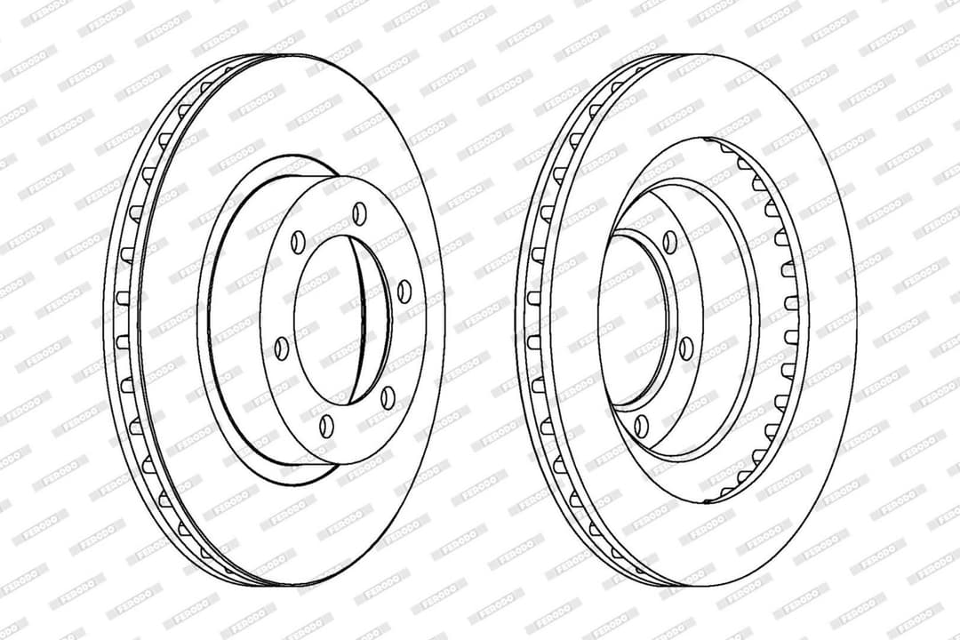 Disc frana FERODO DDF1594C