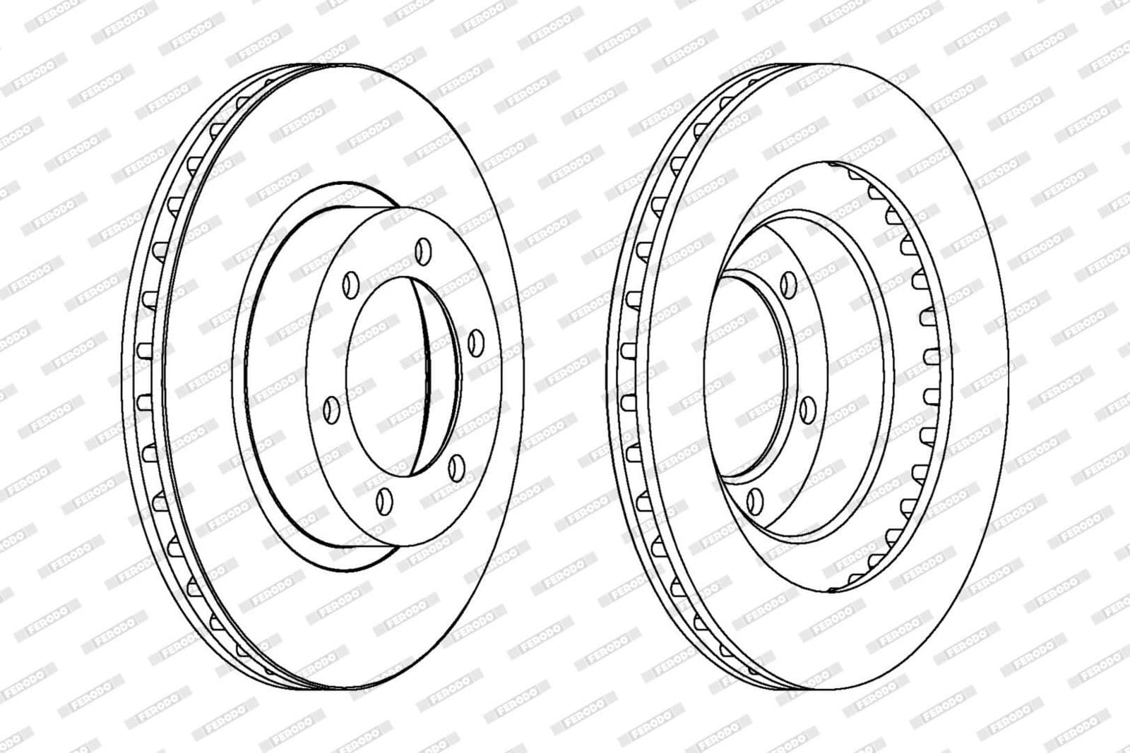 Disc frana FERODO DDF1594C