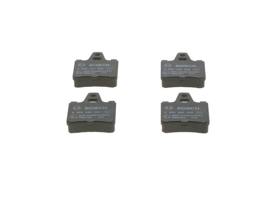 set placute frana,frana disc BOSCH 0 986 460 958