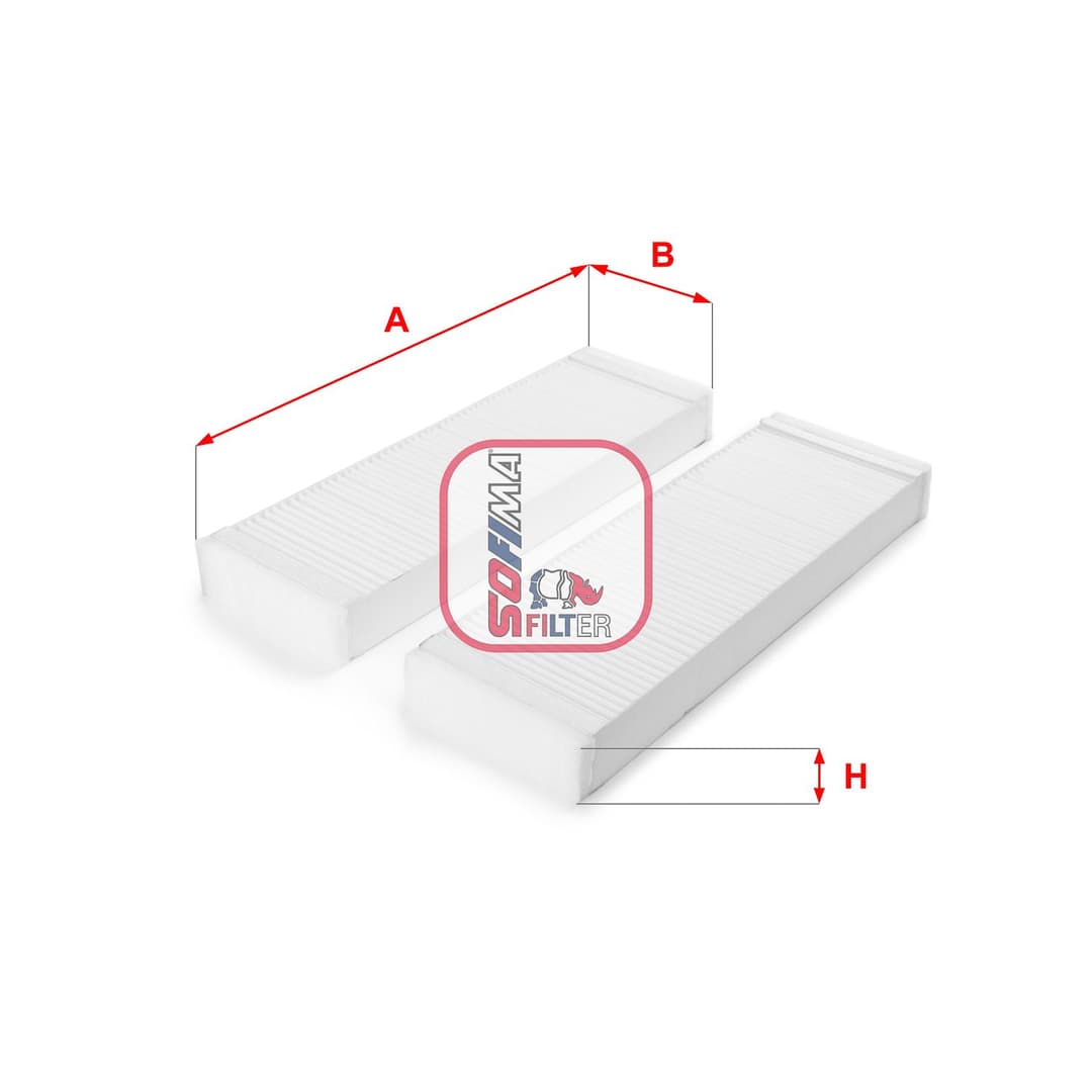 Filtru, aer habitaclu SOFIMA S 3226 C