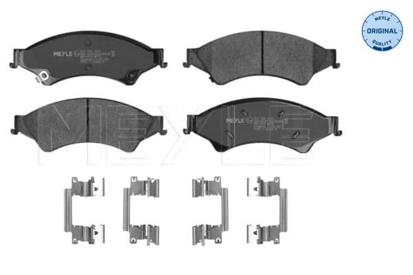 set placute frana,frana disc MEYLE -ORIGINAL: True to OE. 025 256 3216