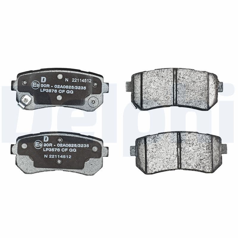 set placute frana,frana disc DELPHI LP3576