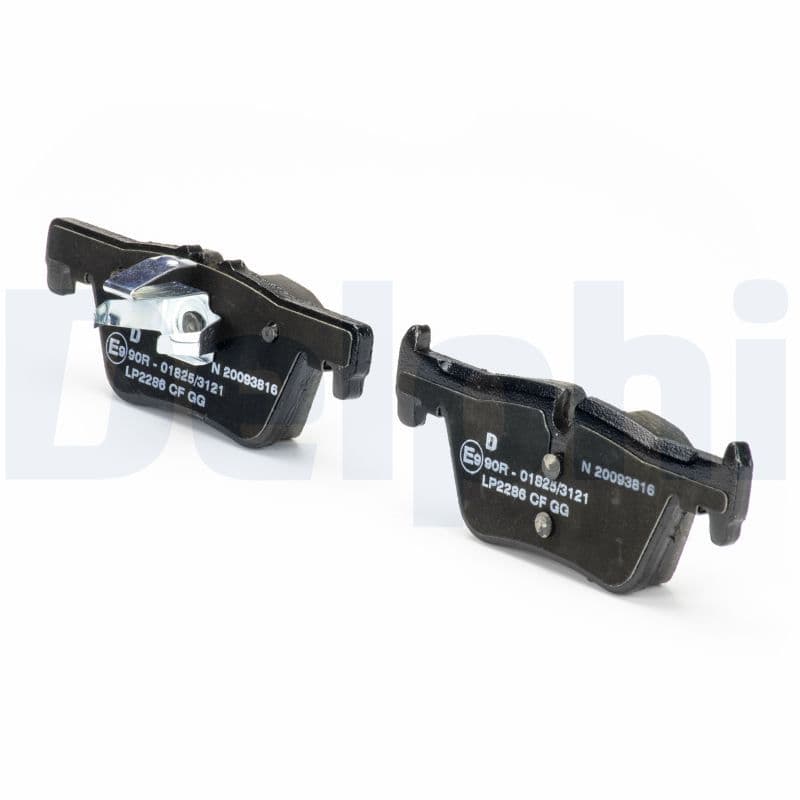 set placute frana,frana disc DELPHI LP2286