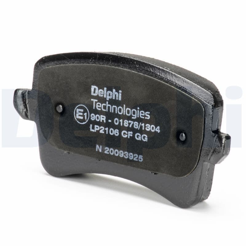 set placute frana,frana disc DELPHI LP2106