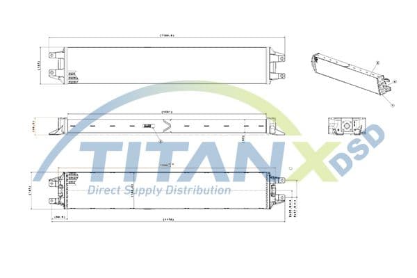 Radiator ulei, ulei motor TITANX OX609002