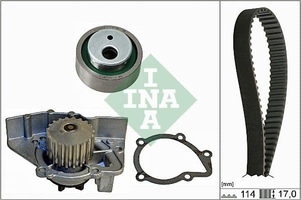 Set pompa apa + curea dintata Schaeffler INA 530 0258 30