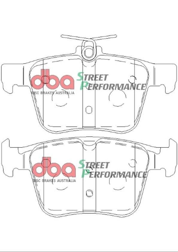 Set placute frana de performanta DBA DB2415SP