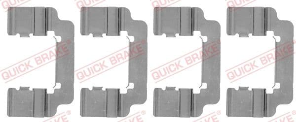 Set accesorii, placute frana QUICK BRAKE 109-1777