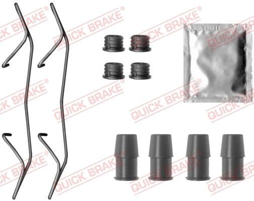 Set accesorii, placute frana QUICK BRAKE 109-0075
