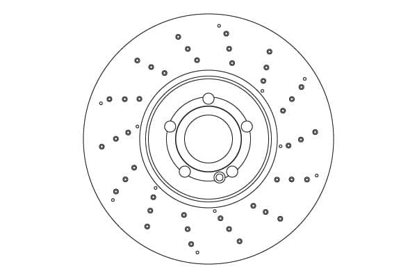 Disc frana TRW DF6865S