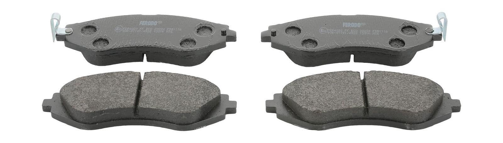 set placute frana,frana disc FERODO PREMIER ECO FRICTION FDB1116