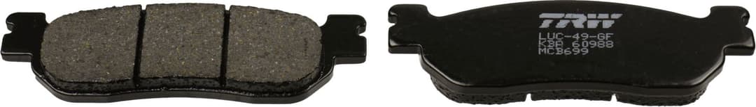 set placute frana,frana disc TRW MCB699