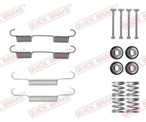 set accesorii, saboti frana parcare QUICK BRAKE 105-0896
