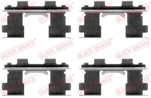 Set accesorii, placute frana QUICK BRAKE 109-1253