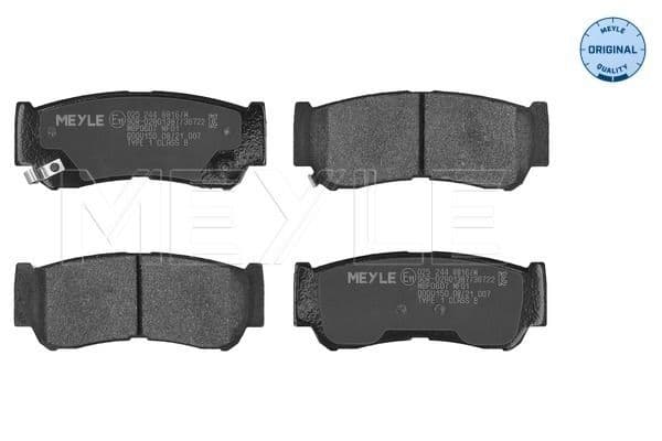 set placute frana,frana disc MEYLE -ORIGINAL: True to OE. 025 244 8816/W