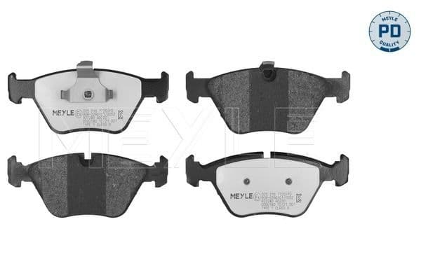 set placute frana,frana disc MEYLE -PD: Advanced performance and design. 025 216 7720/PD