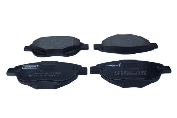 set placute frana,frana disc MAXGEAR 19-0576
