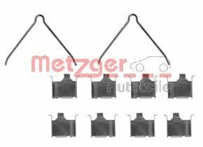 Set accesorii, placute frana METZGER 109-1166