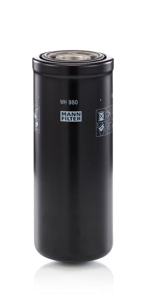 Filtru hidraulic, cutie de viteze automata MANN-FILTER WH 980