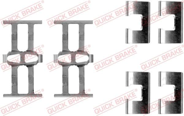Set accesorii, placute frana QUICK BRAKE 109-1118