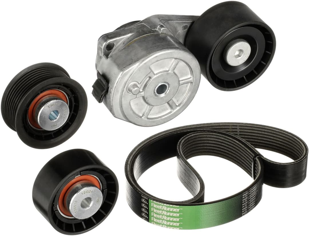 Set curea transmisie cu caneluri GATES FleetRunner™ Micro-V® K018PK2020HD