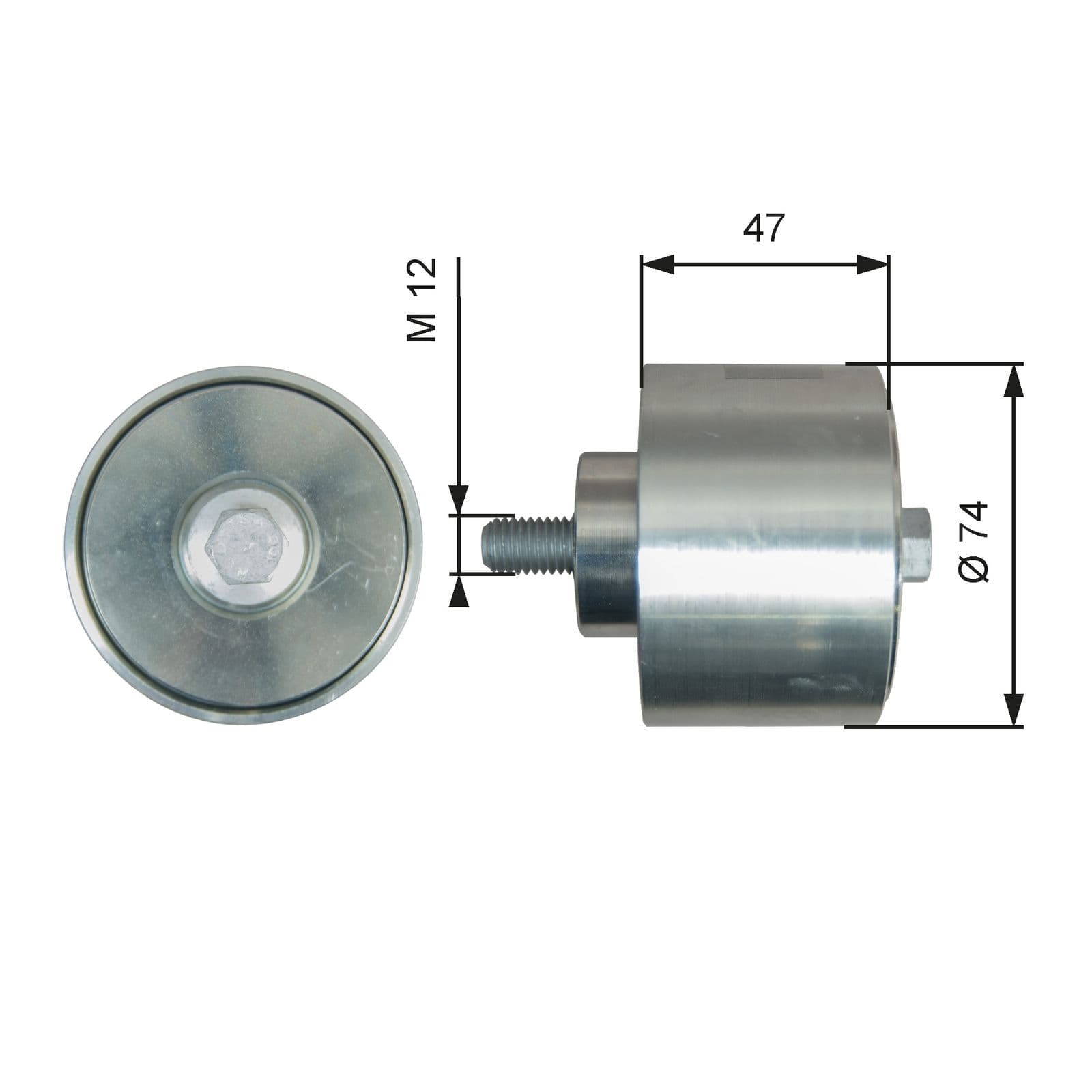 Rola ghidare/conducere, curea transmisie GATES FleetRunner™ T36637