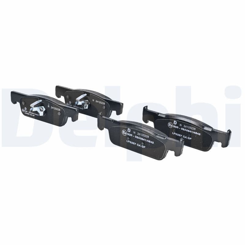 set placute frana,frana disc DELPHI LP3387