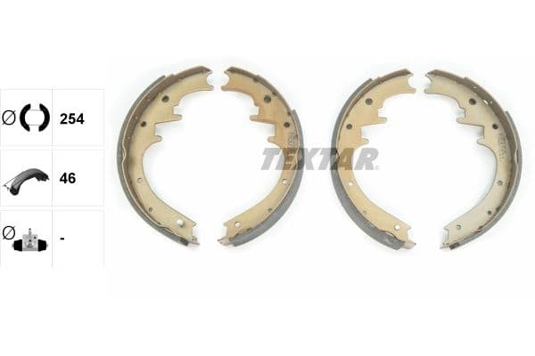 Set saboti frana TEXTAR 91069700