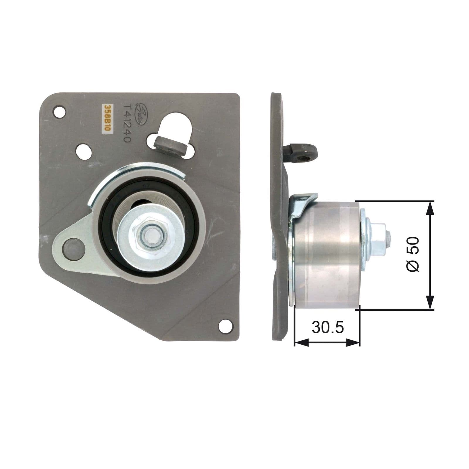 rola intinzator,curea distributie GATES PowerGrip™ T41240