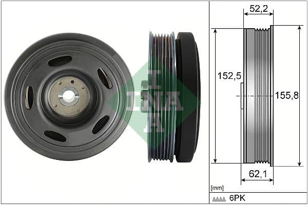 Fulie curea, arbore cotit Schaeffler INA 544 0515 10