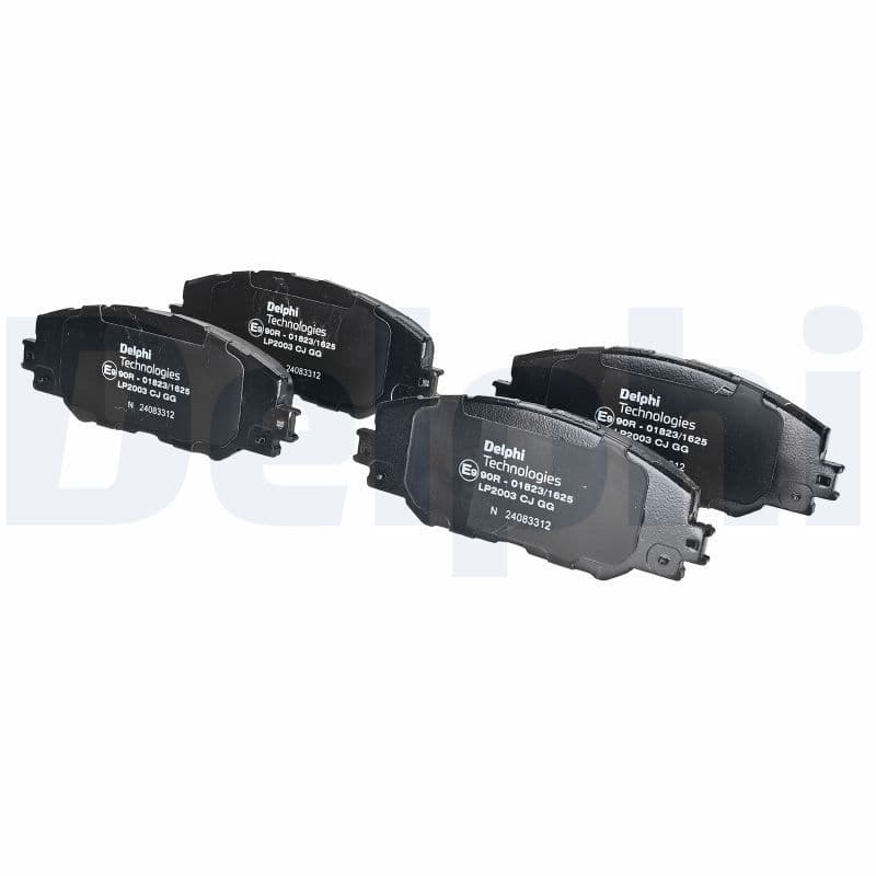set placute frana,frana disc DELPHI LP2003