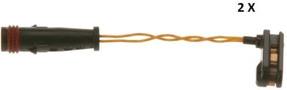 senzor de avertizare,uzura placute de frana TRW GIC253