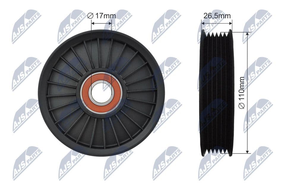 Rola ghidare/conducere, curea transmisie NTY RNK-DW-008