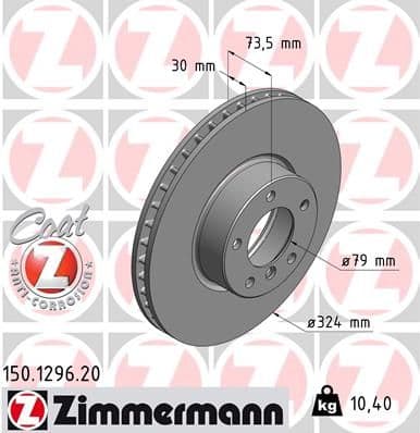 Disc frana ZIMMERMANN COAT Z 150.1296.20
