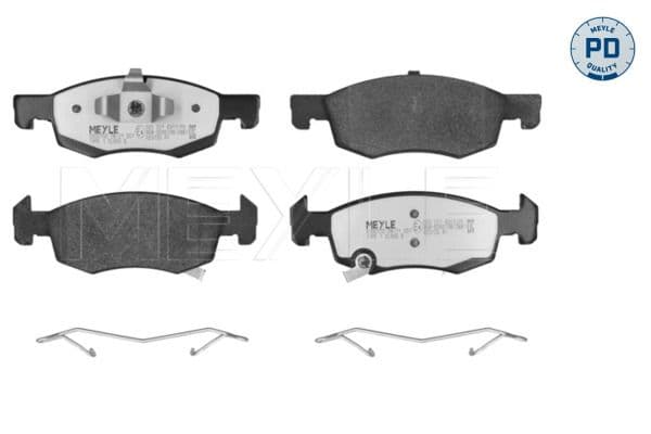 set placute frana,frana disc MEYLE -PD: Advanced performance and design. 025 221 4317/PD