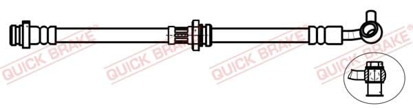 Furtun frana QUICK BRAKE 50.749X