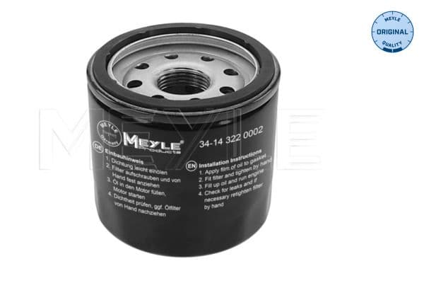 Filtru ulei MEYLE -ORIGINAL: True to OE. 34-14 322 0002