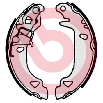 Set saboti frana BREMBO S 23 547