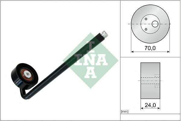 Intinzator, Curea trapezoidal Schaeffler INA 531 0836 10