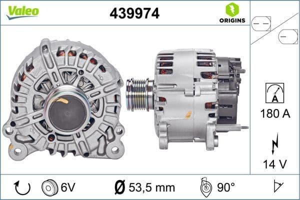 Generator / Alternator VALEO 439974