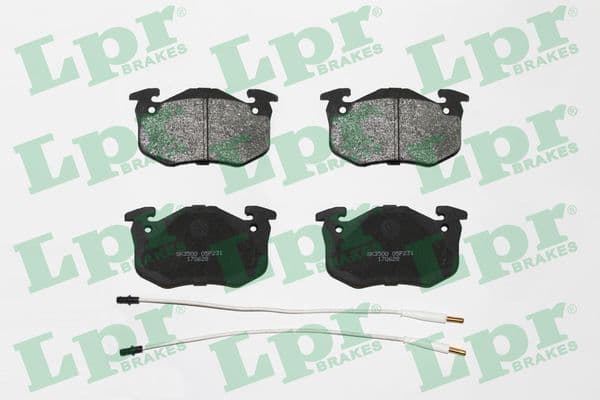 set placute frana,frana disc LPR 05P231