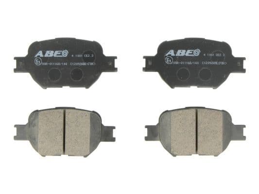 set placute frana,frana disc ABE C12092ABE