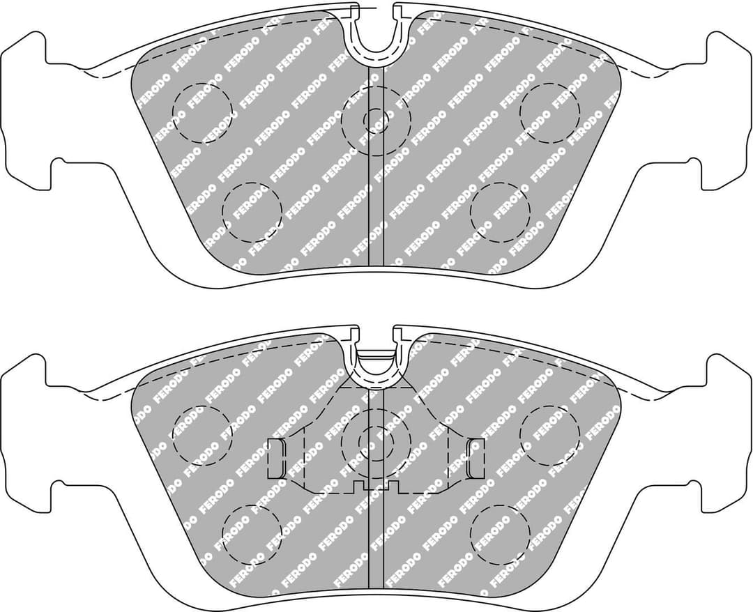 set placute frana,frana disc FERODO FCP725W
