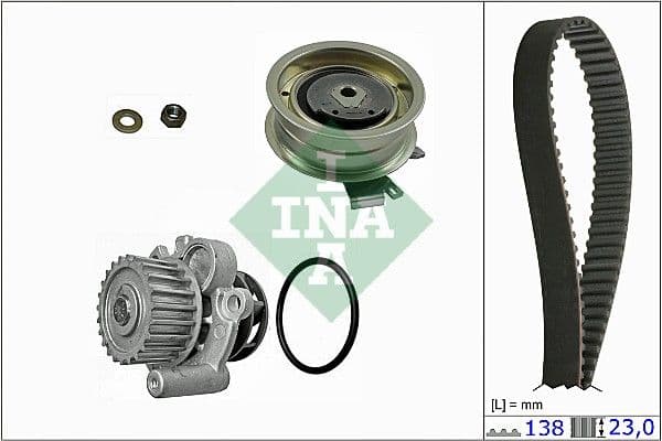 Set pompa apa + curea dintata Schaeffler INA 530 0171 30