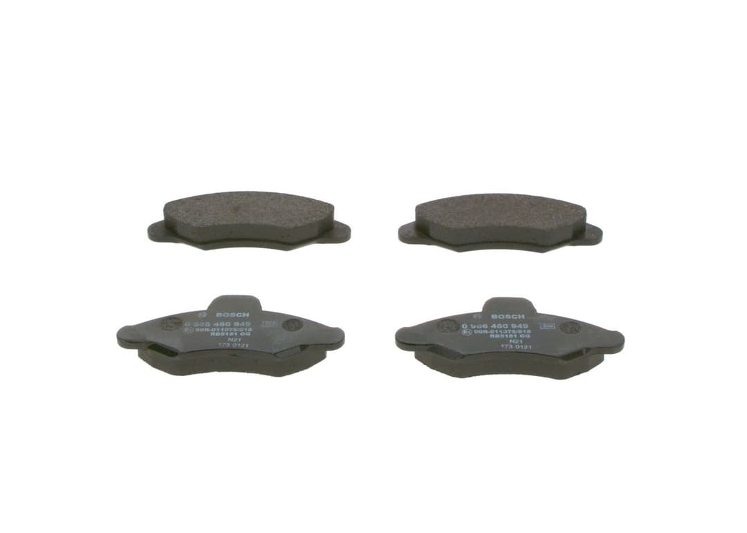 set placute frana,frana disc BOSCH 0 986 460 949