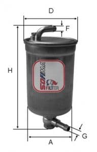 filtru combustibil SOFIMA S 4072 NR